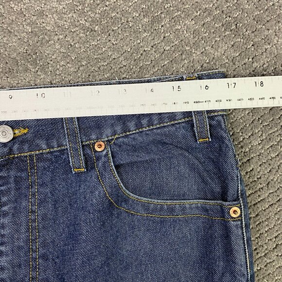 Vintage Y2K Gap Super Wide Leg Jeans Men's Women's 30 x 33 Baggy Skater Grunge - Picture 11 of 15